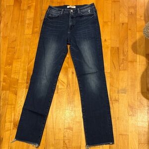 Flying Monkey Dark Blue Straight Leg Jeans